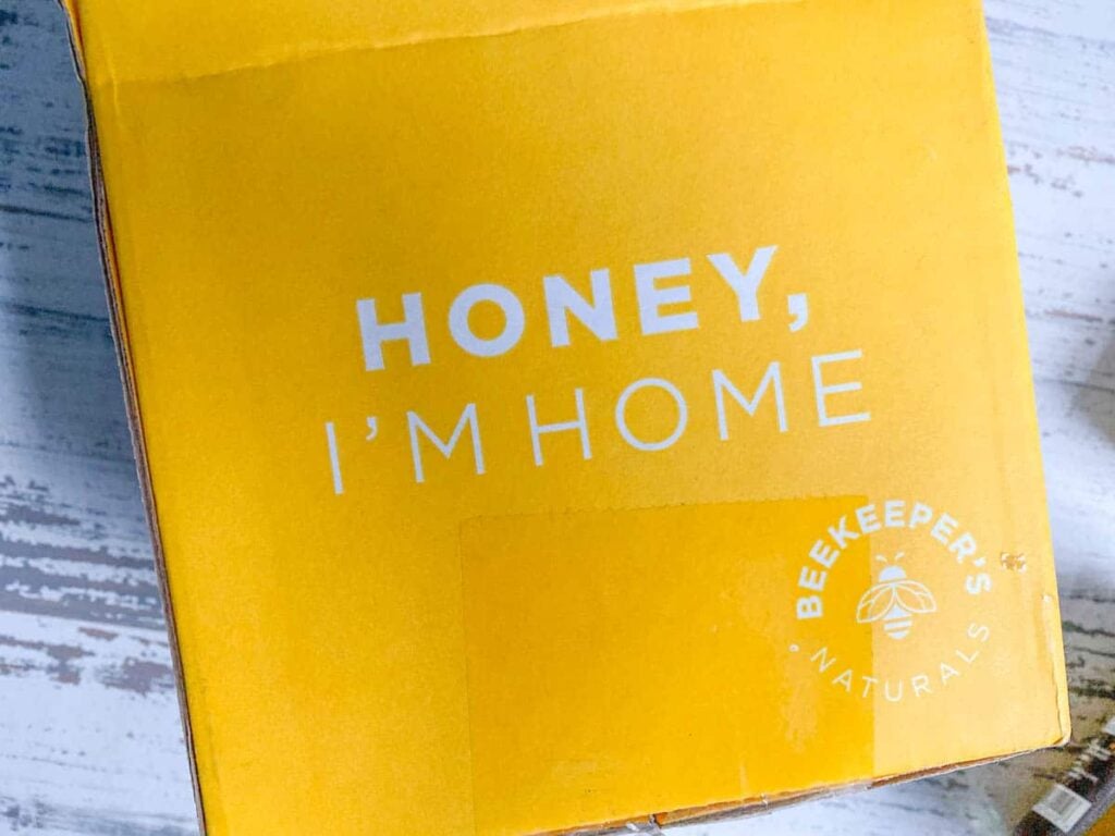 beekeepers naturals delivery box "honey, I'm home"