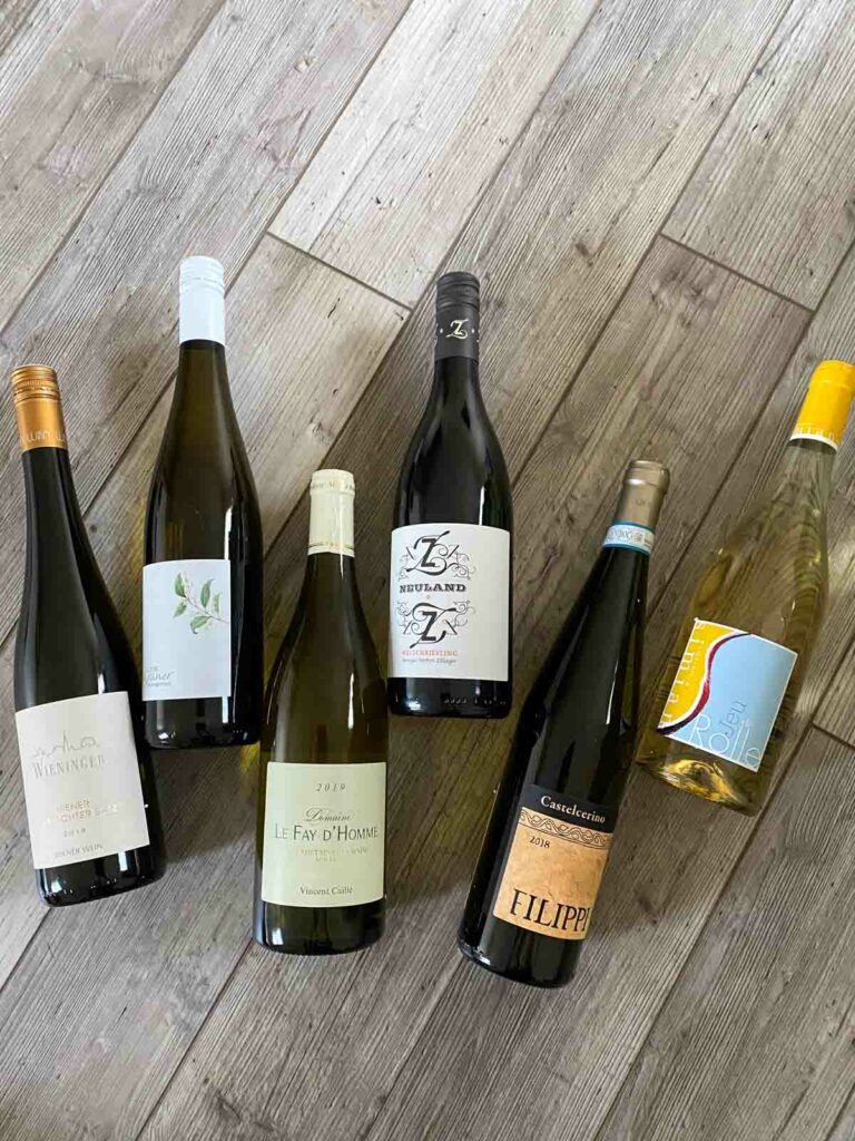 6 bottles of Dry Farm Wines white wine