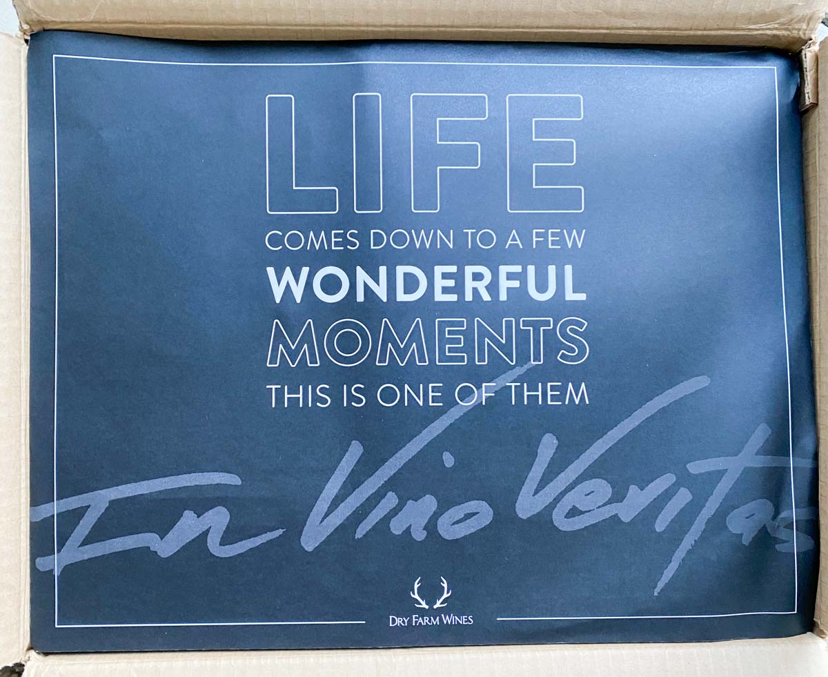 poster: life comes down to a few wonderful moments. This is one of them. In vino veritas