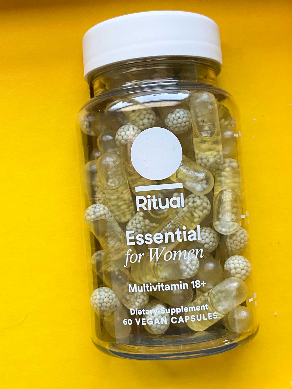 ritual womens essential vitamin bottle - back front