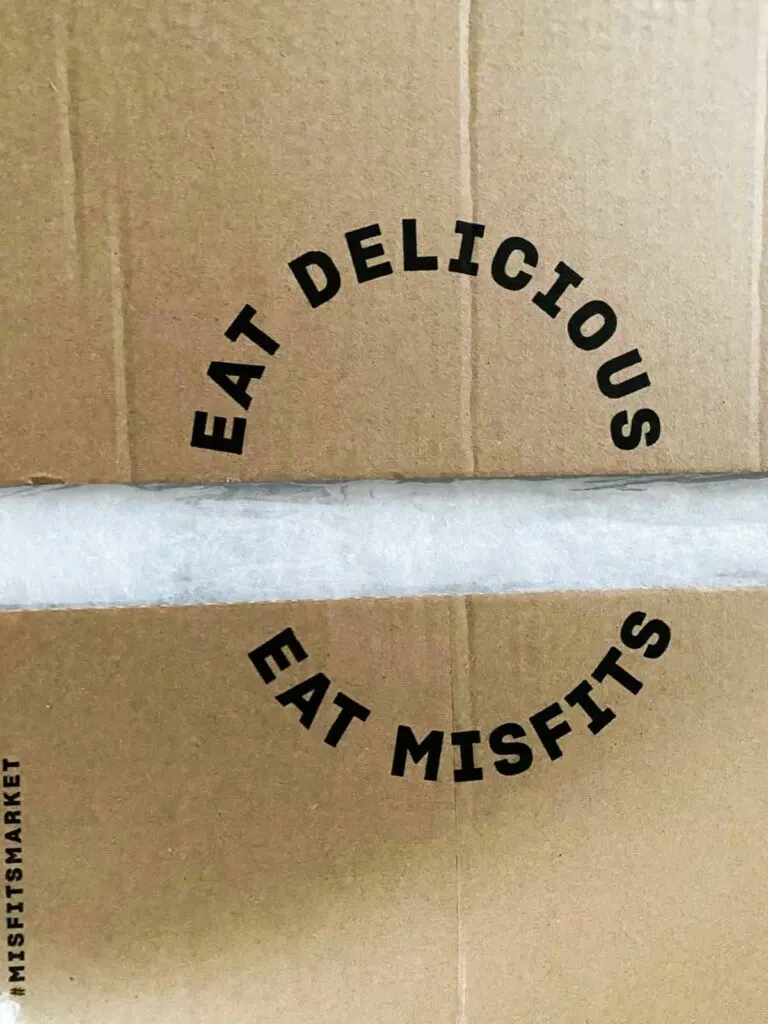 Eat Delicious, Eat Misfits. Misfits Market box
