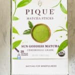 pique matcha sticks sun goddess matcha box