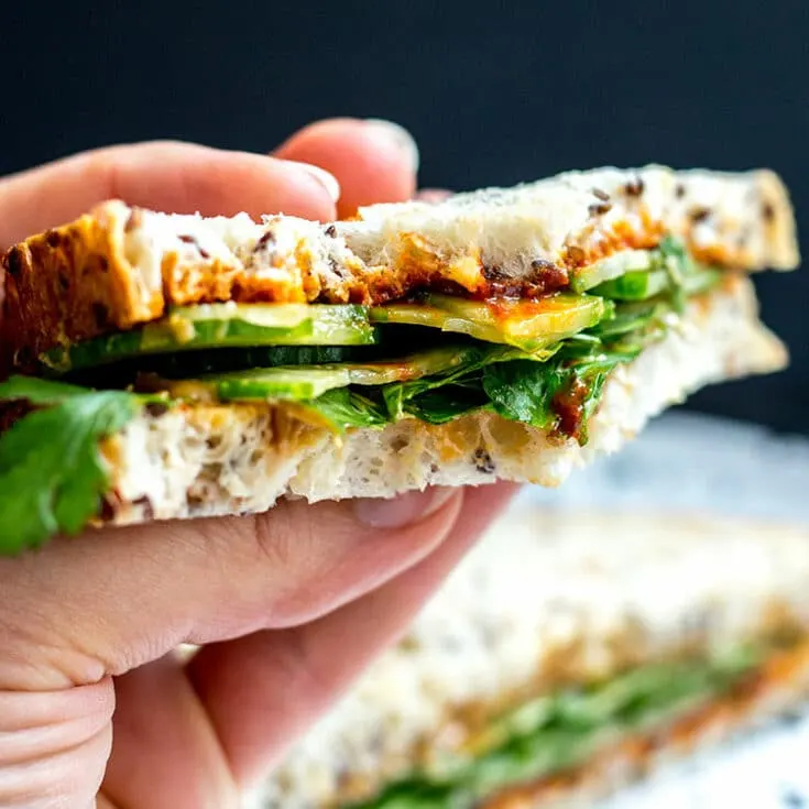 Image for Crazy good gochujang and peanut butter sandwiches