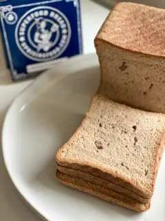 uprising food superfood bread cube sliced on plate