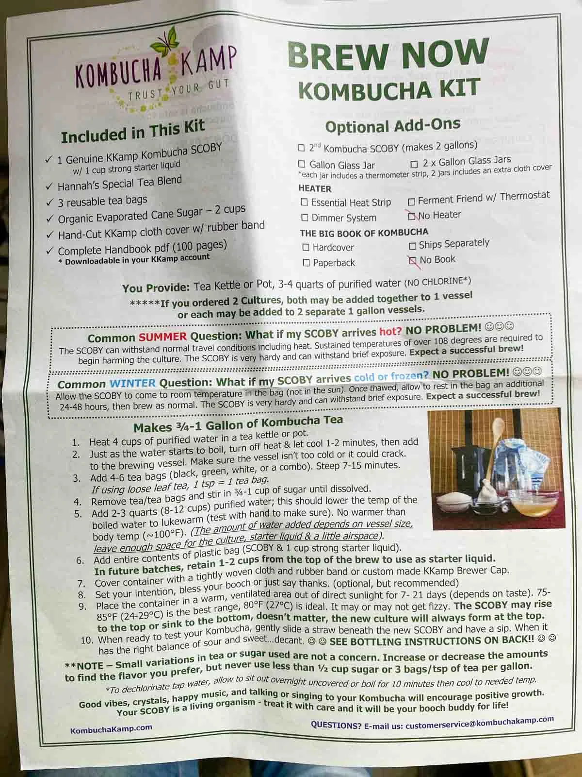 copy of page 1 instructions how to make kombucha