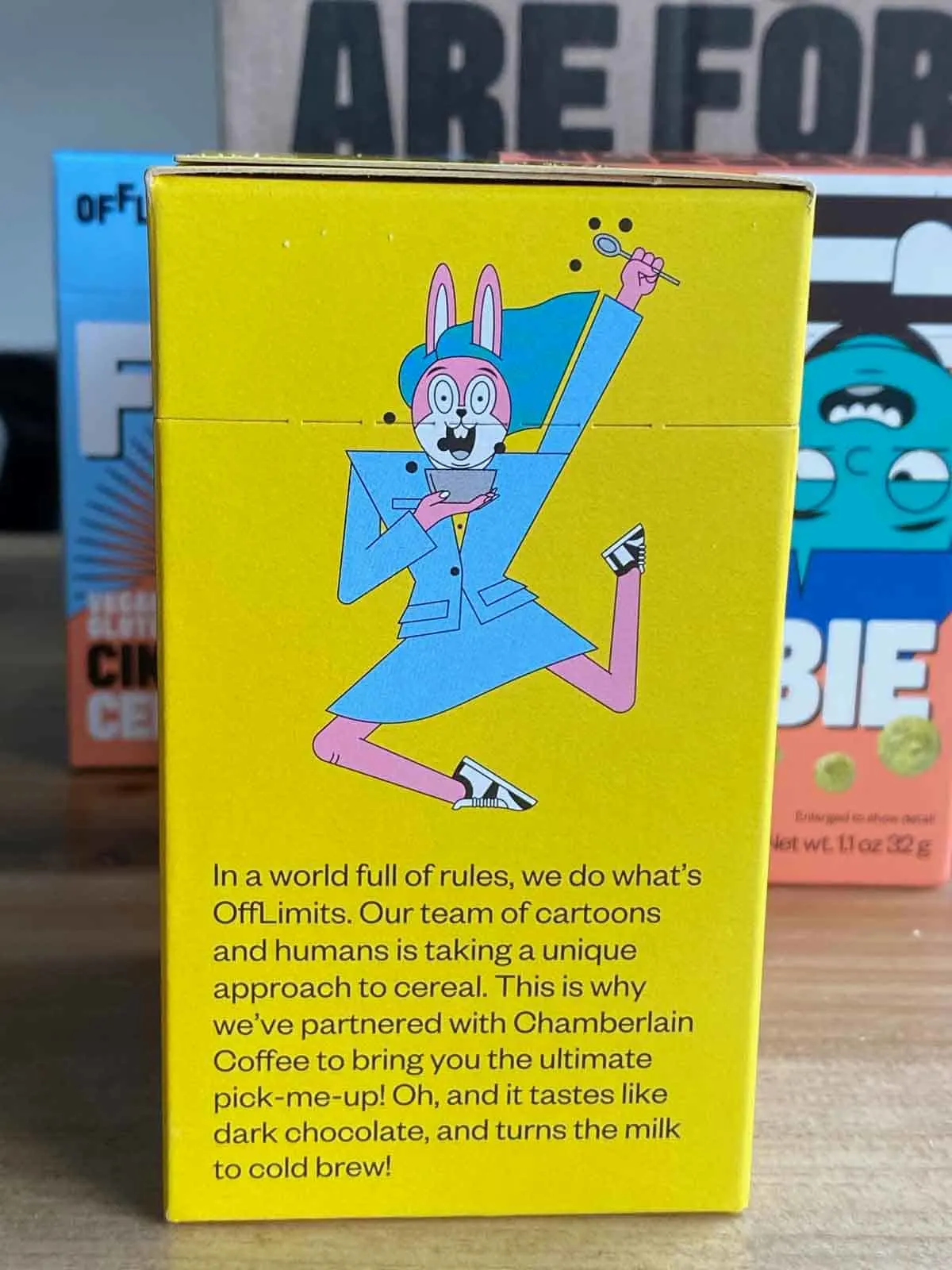 OffLimits coffee back of box