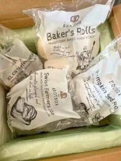 brot box contents in bags
