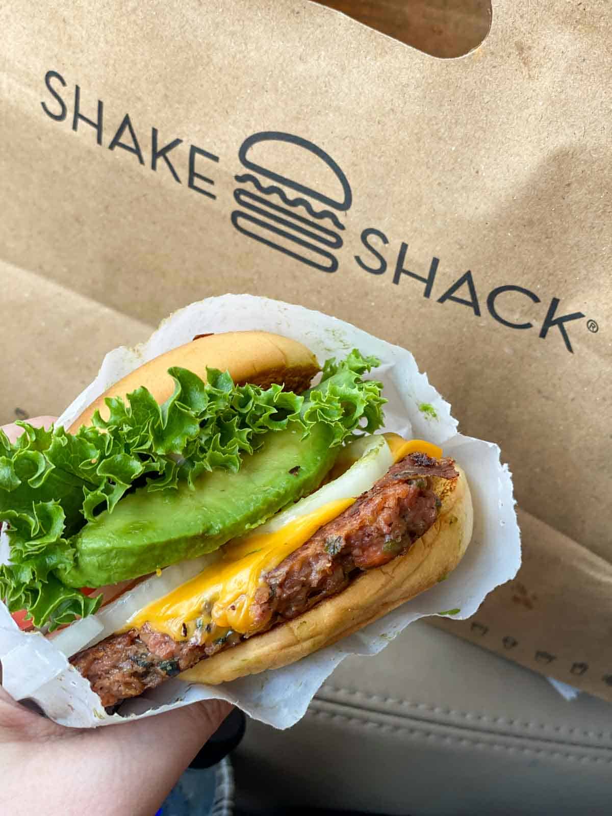 Shake Shack VeggieShack vegetarian burger review