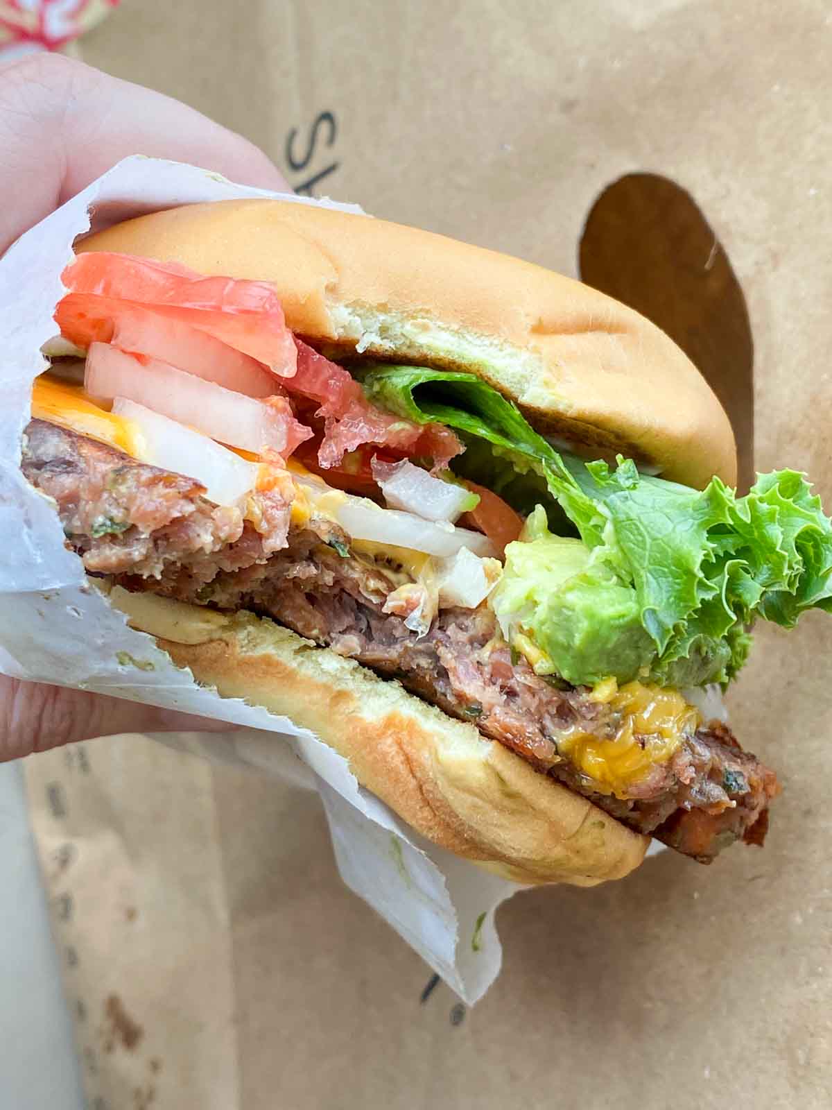 Shake Shack VeggieShack vegetarian burger review