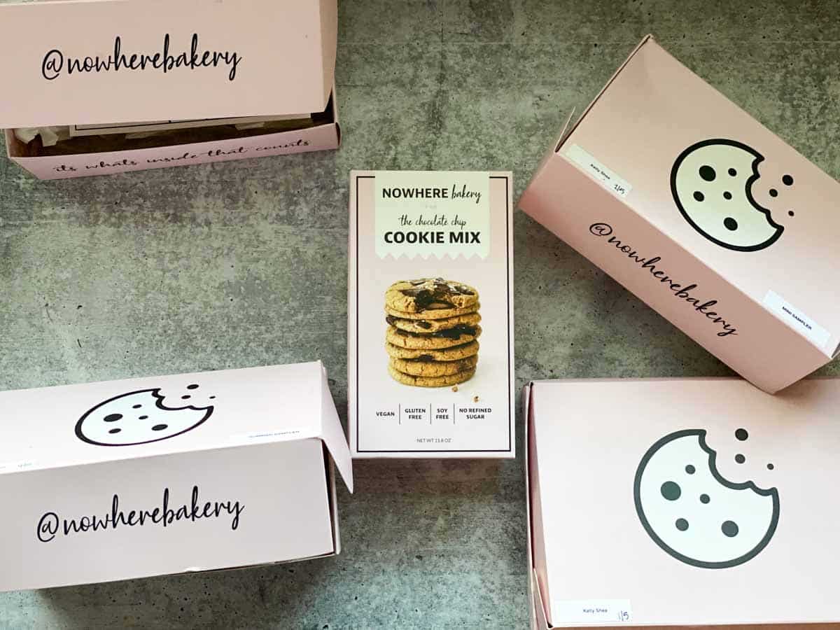 nowhere bakery packaging